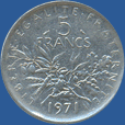 Увеличить 5 франков Франции